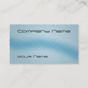 Carte De Visite Techno Wave Embossée Bleu