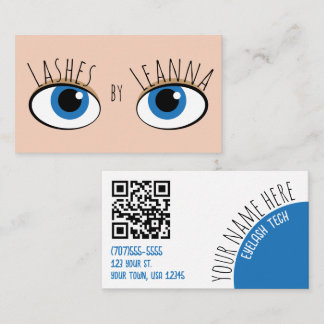 Carte De Visite Technologie de cils pour des yeux et des cils mini