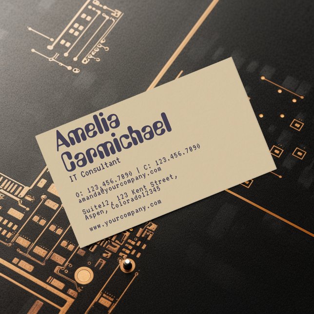 Carte De Visite Technologie geek de soja et d'éclipse (Créateur téléchargé)