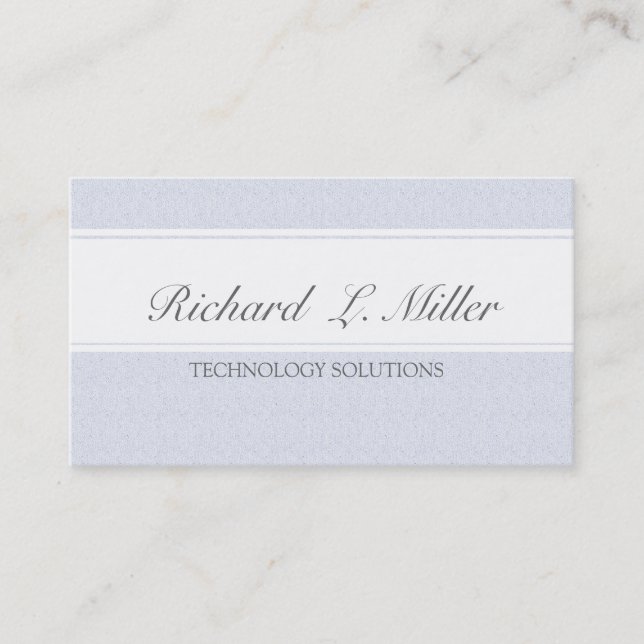 Carte De Visite Technologie professionnelle simple minimaliste de  (Devant)