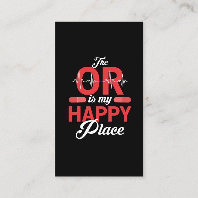 Carte De Visite Technologues en chirurgie Cadeau de chirurgie Médi (Devant)