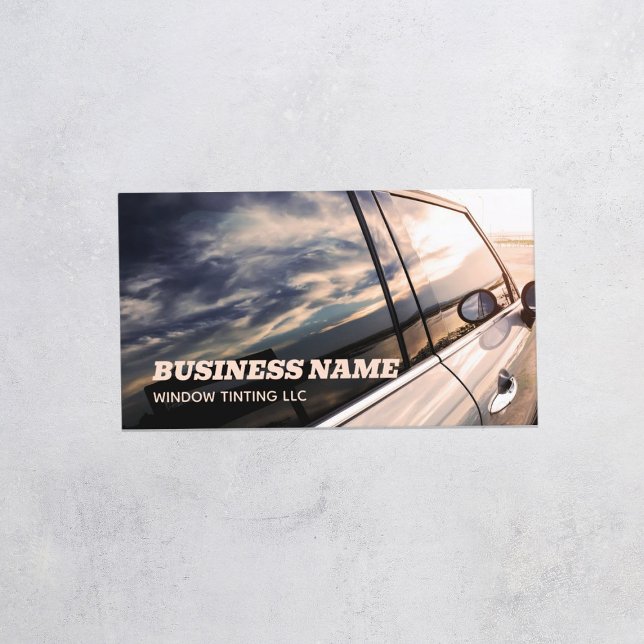 Carte De Visite Teinture solaire de la fenêtre de voiture professi (Window Tinting Cards)