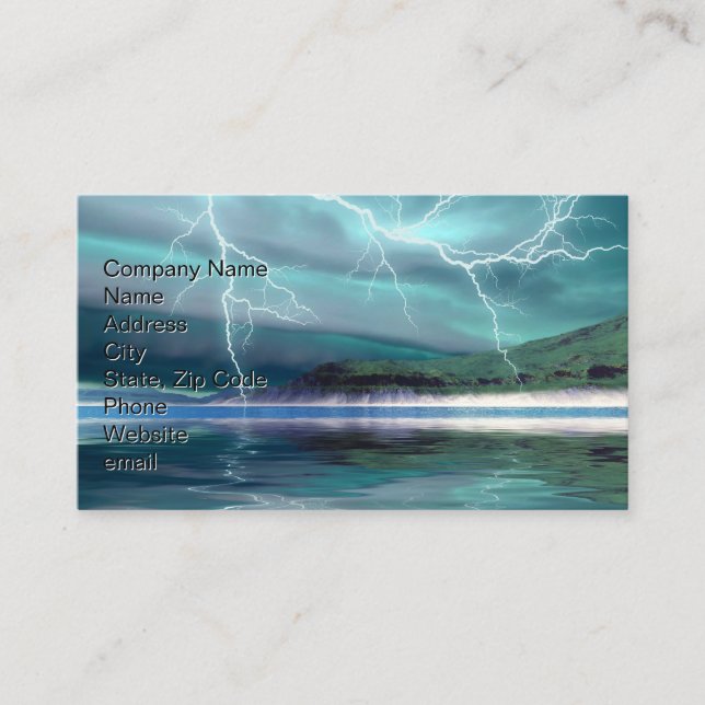 Carte De Visite Tempête à venir (Devant)