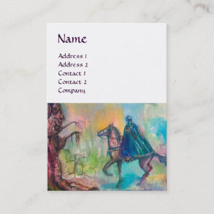 CARTE DE VISITE TEMPTATION SOMBRE CHEVALIER MONOGRAM