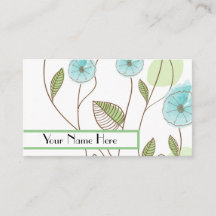 Carte de visite tendance