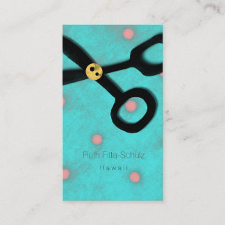 Carte De Visite Tendance des ciseaux sur mesure