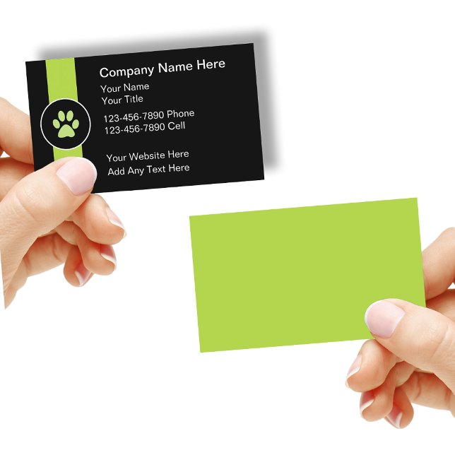 Carte de visite tendance et moderne pour services  (Créateur téléchargé)