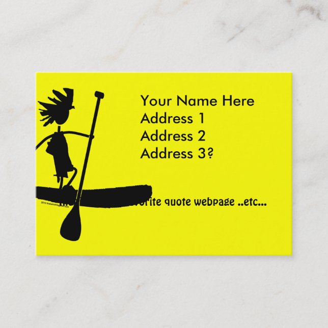 Carte De Visite Tenez la conception de silhouette de palette (Devant)