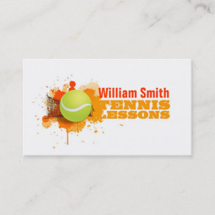 Carte De Visite Tennis Lessons