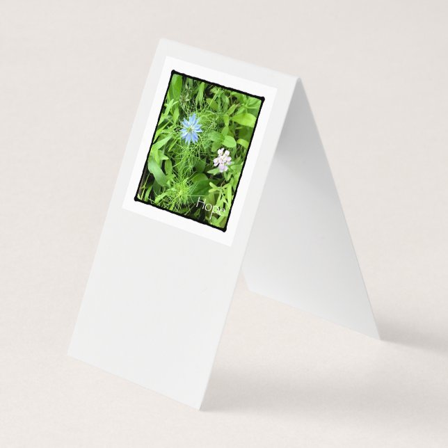 Carte De Visite Tente verticale Hope (Dos)