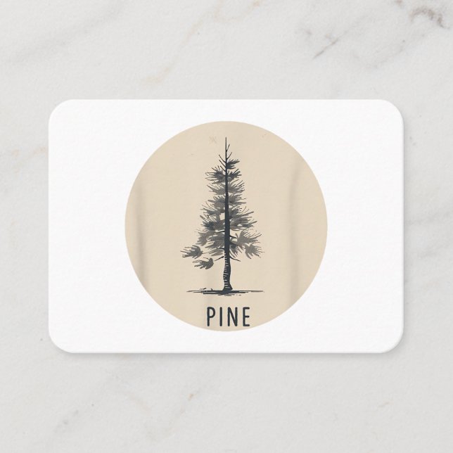 Carte De Visite Tenue d'un seul pin (Devant)