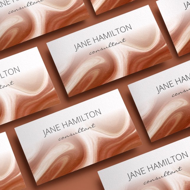 Carte De Visite Terracotta minimaliste moderne (Créateur téléchargé)