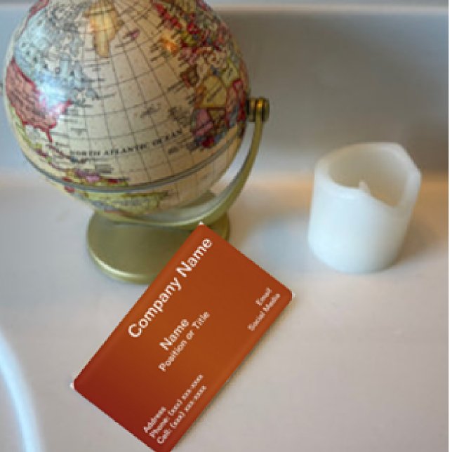 Carte De Visite Terracotta moderne | Conception professionnelle mi (Créateur téléchargé)