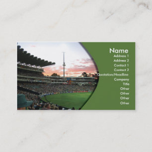 Carte De Visite Terrain de cricket
