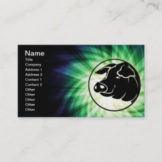 Carte De Visite Tête de porc cool