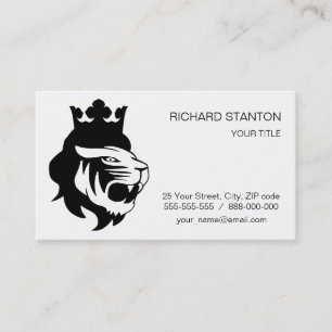 Carte De Visite Tête du lion