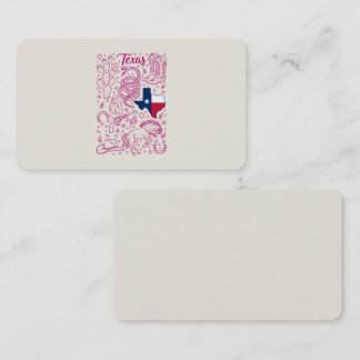 Carte De Visite Texas Cowboy Pack Western Vibes
