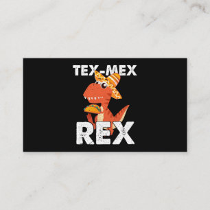 Carte De Visite TexMexRex TRex Taco Dinosaur Cinco de Mayo Mexicai