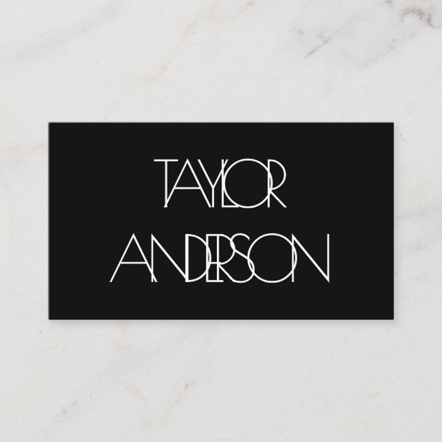 Carte De Visite Texte brouillé (Devant)