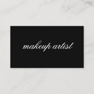 Carte De Visite Texte cursif minimaliste