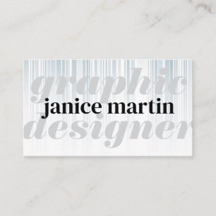 Carte De Visite Texte moderne   élégant