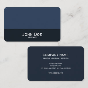Carte De Visite TEXTE PERSONNALISÉ - Créez votre propre minimalist