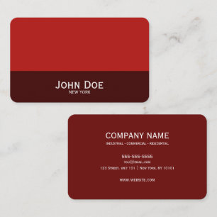 Carte De Visite TEXTE PERSONNALISÉ - Créez votre propre minimalist