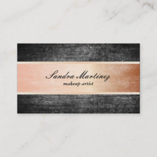Carte De Visite Texture / Acier rose