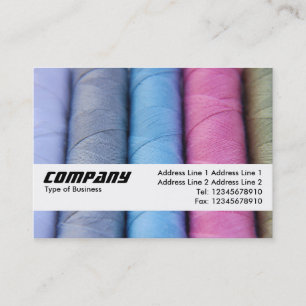 Carte De Visite Texture Band - Bobines de Coton