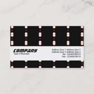Carte De Visite Texture Band - Lumières Rubis