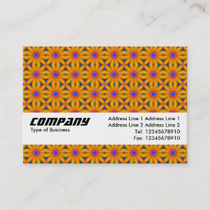 Carte De Visite Texture Band - Scary Orange II