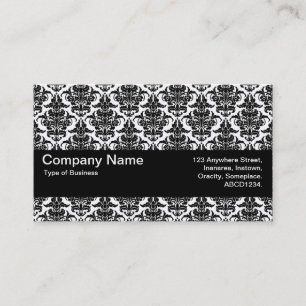 Carte De Visite Texture Band V2 - Motif Damassé