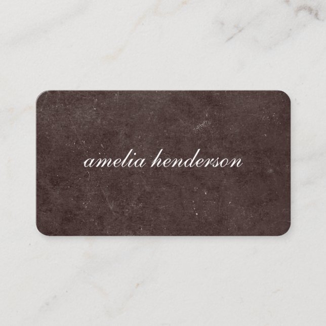 Carte De Visite texture chic minimaliste (Devant)