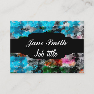 Carte De Visite Texture colorée