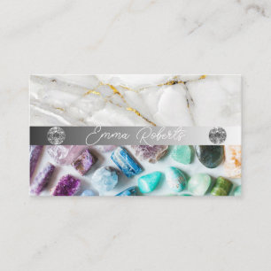 Carte De Visite Texture de cristal de quartz améthyste minéral