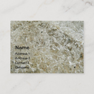 Carte De Visite Texture de glace glaciaire abstraite de la nature