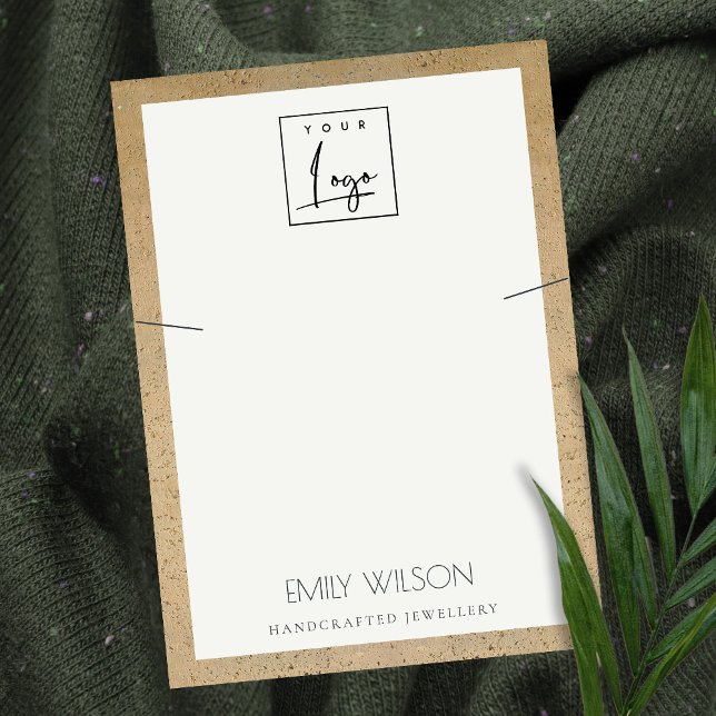 CARTE DE VISITE TÉXTURE DE LA TÉXTURE DE TERRACOTTE AFFICHAGE DU L (Créateur téléchargé)