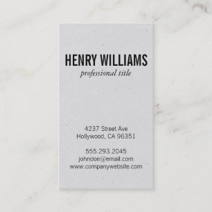 Carte De Visite Texture de spectre (verticale)