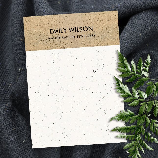 CARTE DE VISITE TEXTURE DE TEXTURE DE CÉRAMIQUE RUSTIQUE DE TERRAC (Créateur téléchargé)