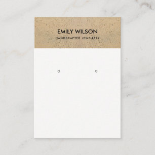 CARTE DE VISITE TEXTURE DE TEXTURE DE CÉRAMIQUE RUSTIQUE DE TERRAC