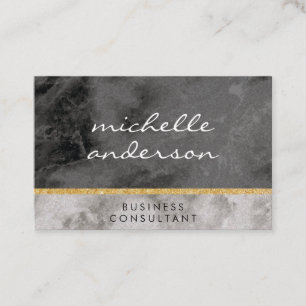 Carte De Visite Texture élégante en marbre