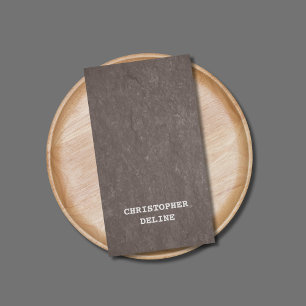 Carte De Visite Texture élégante moderne Consultant Brown