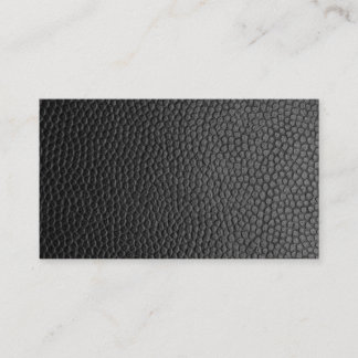 Carte De Visite Texture en cuir noir