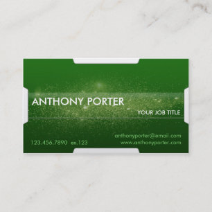 Carte De Visite Texture étoilée - vert