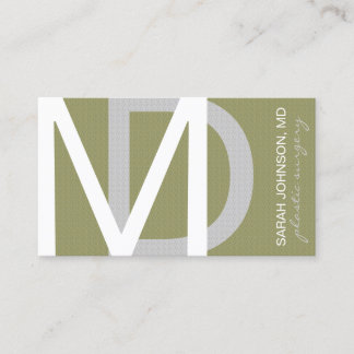 Carte De Visite Texturé Médicale Docteur CHOISIR COULEUR ARRIÈRE -