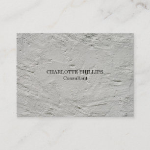Carte De Visite Texture murale grise professionnelle minimaliste P