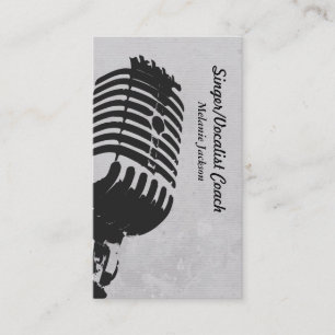 Carte De Visite Texture vocaliste