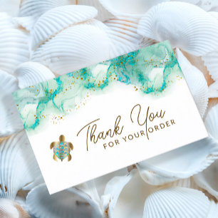 Carte De Visite thank you card