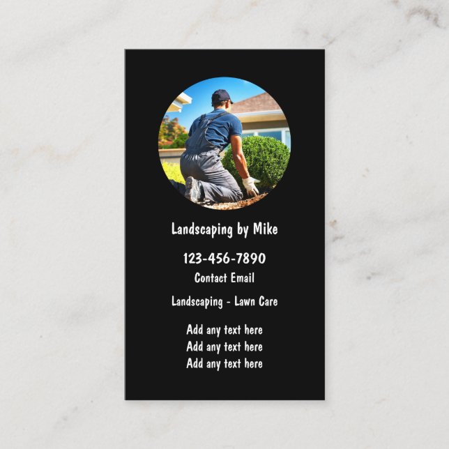Carte De Visite The Landscaping Professional (Devant)