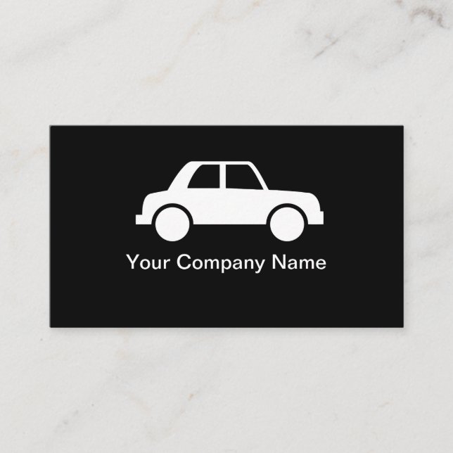 Carte De Visite Thème automobile (Devant)